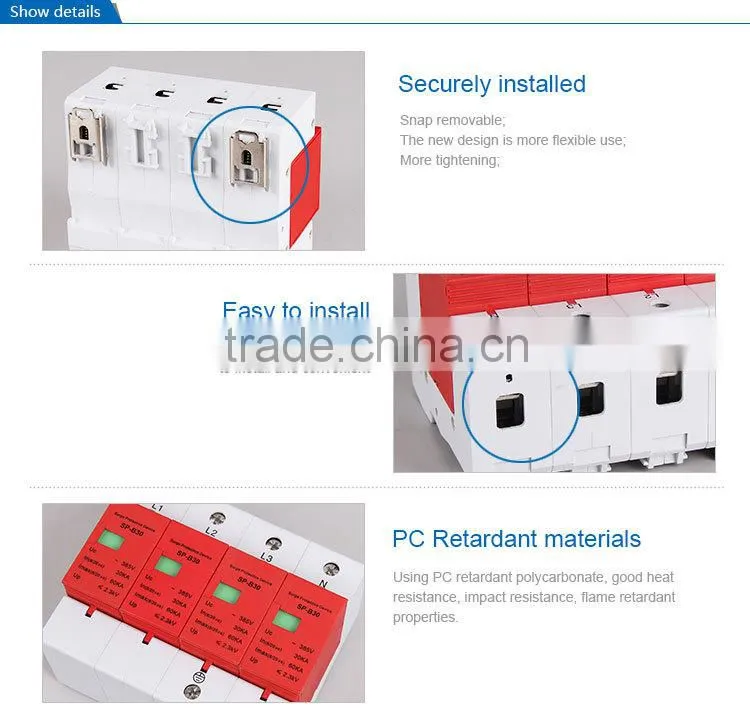 CE Approved Surge Protector Types of Lightning Arrester