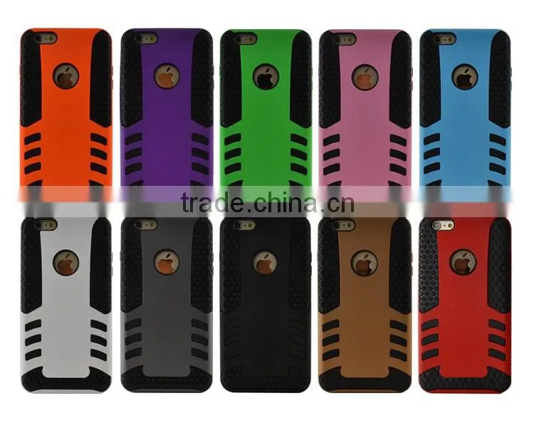 Wholesale pc+tpu hybrid bumper rocket cover case for samsung galaxy note5, note 4