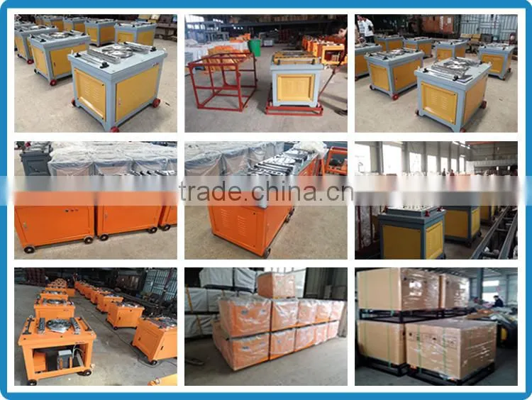 Automatic rebar cutting and bending machine