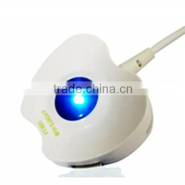 novelty high speed hamburger round shaped 2.0 version 4 port USB Hub