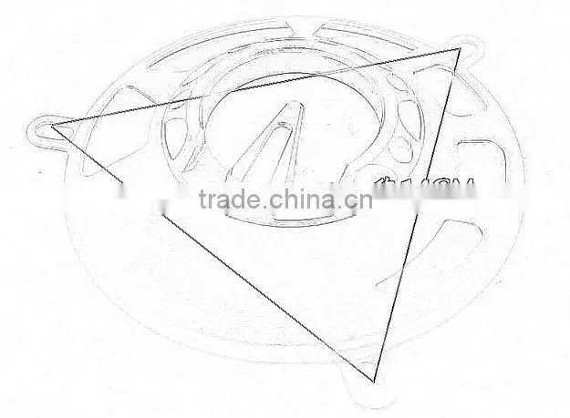 Compass Type CNC aluminium BWs fan guard cover