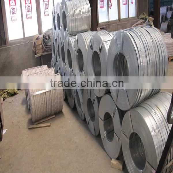 China manufacture galvanized steel strapping, stainless steel banding strap
