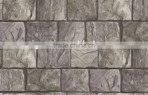 PVC brickwork wallpaper