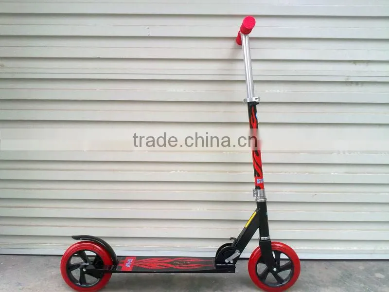 2wheel scooter big scooter adult scooter PU wheel scooter