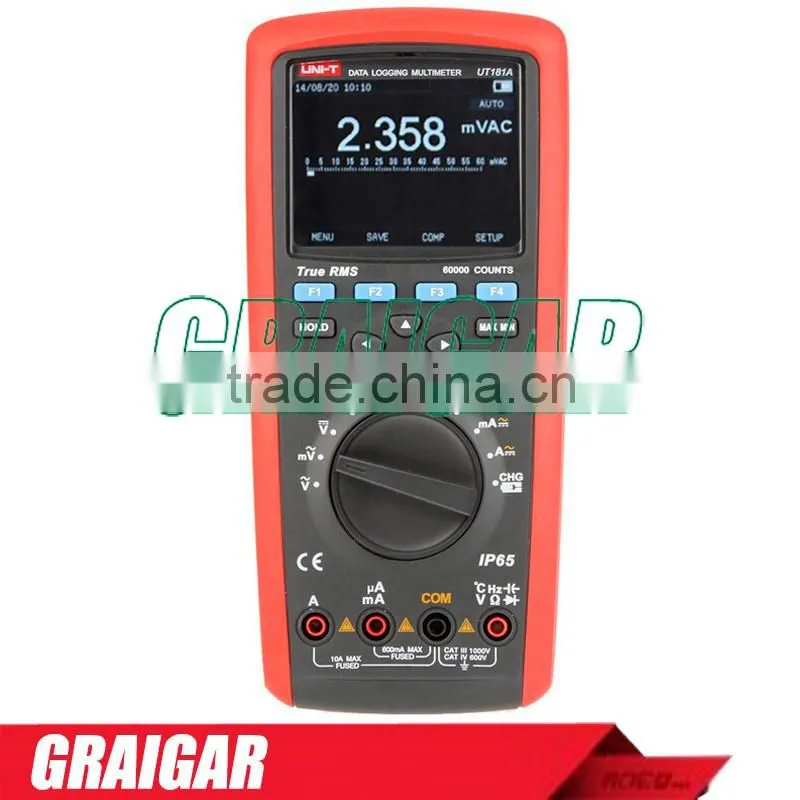 UNI-T UT181A True RMS Datalogging Multimeters 60000 COUNTS DMM Capacitance Meter
