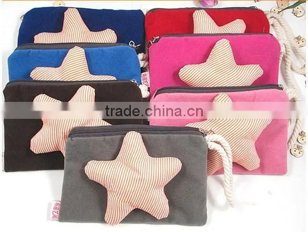 New Arrival Five-pointed Star Fabrics Woman Coin Wallet Wholesale ZTCW-0010
