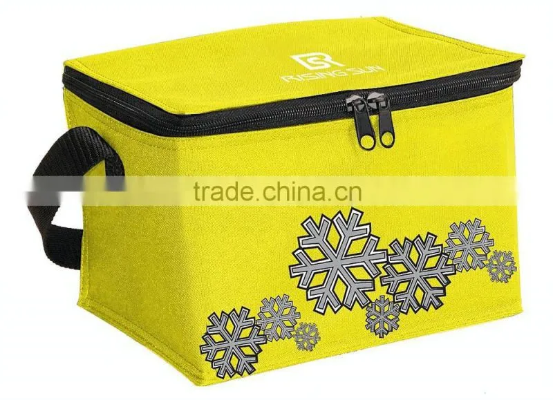 2014 Hot sell 6 pack beer can bottle insulated cooler lunch bag