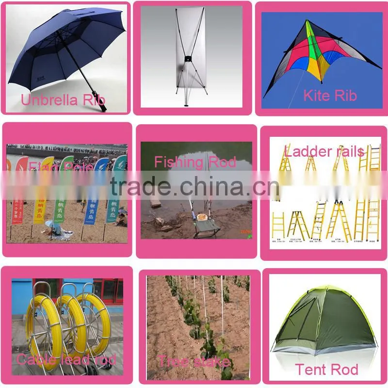 UV protection pultrusion fiberglass garden stakes