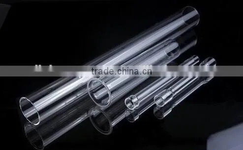 Quartz Halogen tube with gold coating quartz tube colorful candle quartz tube for decoration Coating quartz tube Clear tube