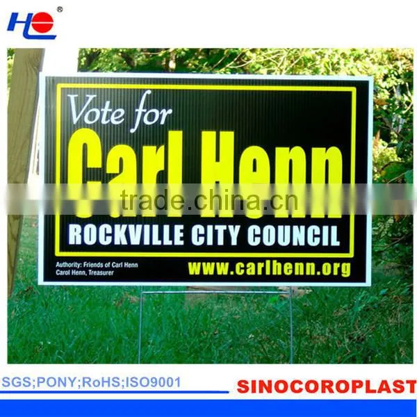 Corrugated Plastic Yard Signs