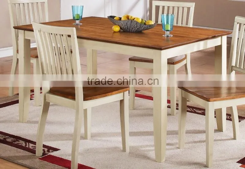 Customized french restaurant furniture dining table and chair