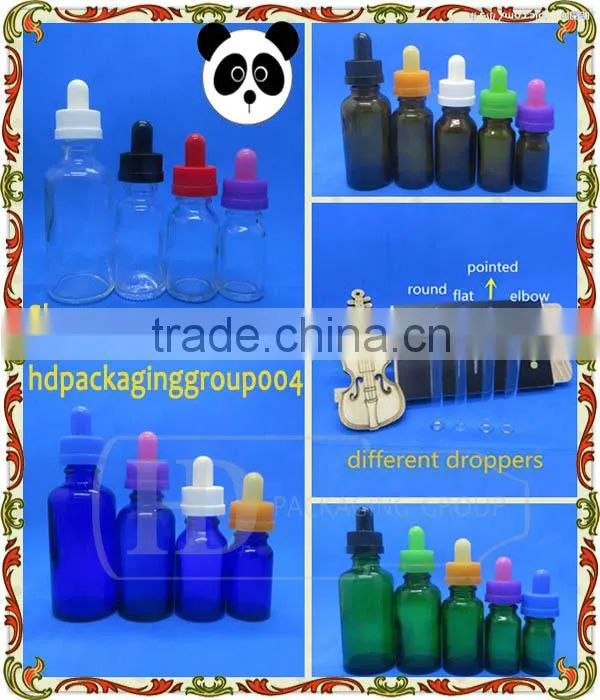 China new design 30ml/1oz twist caps bottle for e-juice long dripper twist off cap