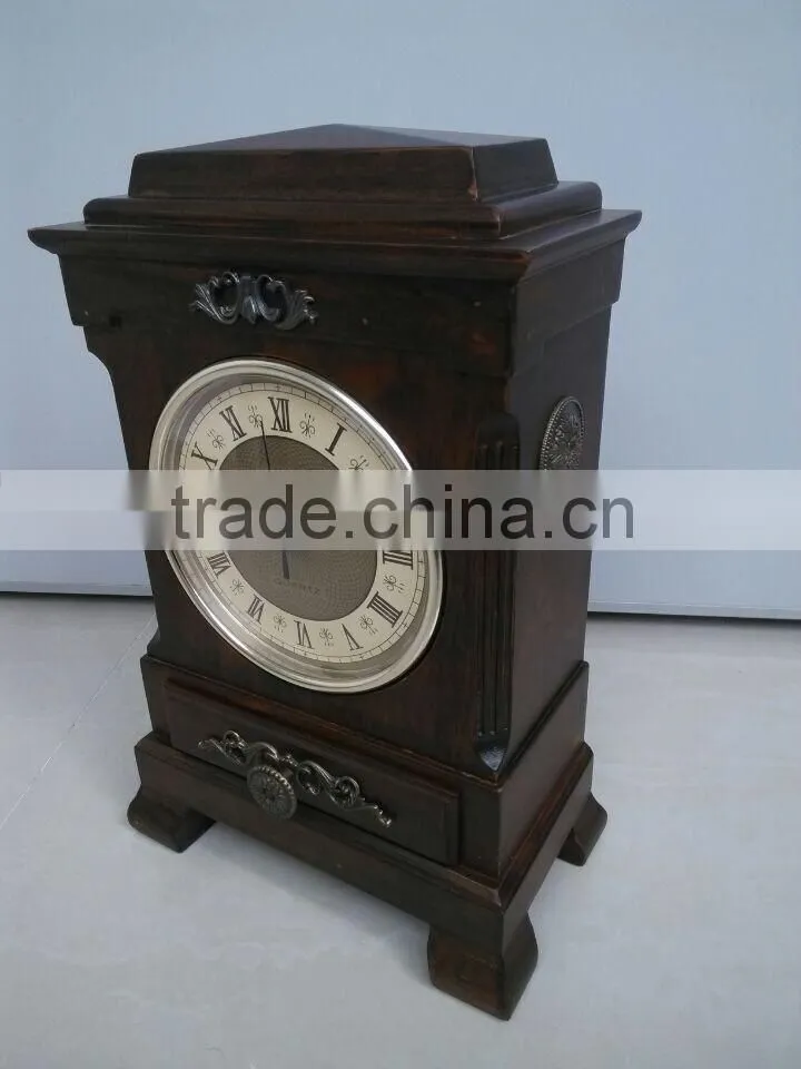 pendulum wall clock day month year clock backwards running clock