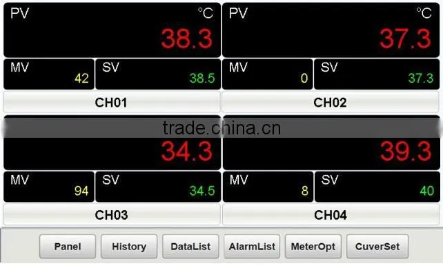 YUDIAN Multi channel paperless data logger recorder
