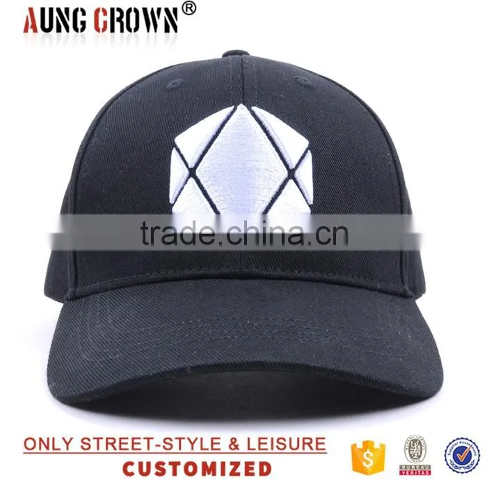 3d baseball cap custom logo cap