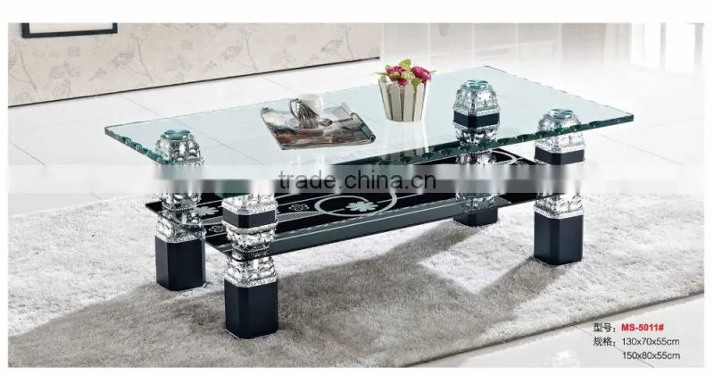 popular glass top coffee table