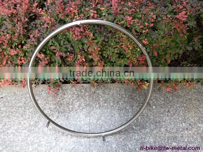 Titanium Wheelchair Rim High Quality Titanium Bike Wheel Rim China Made Titanium Bicycle Wheel Rim for Wheelchair or Bikes