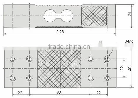 parallel beam load cell