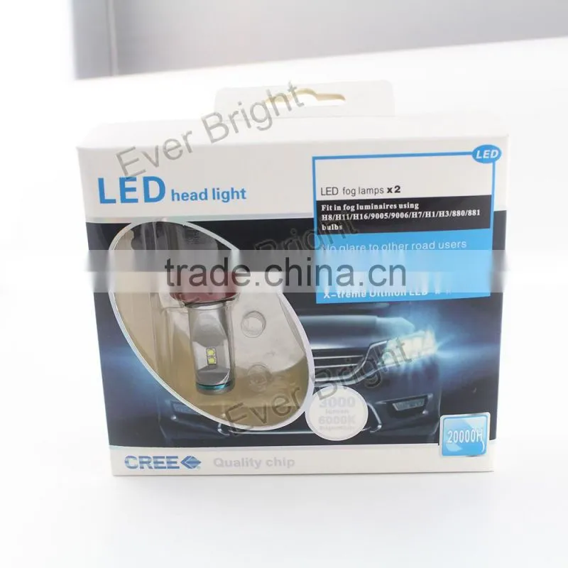 For car accessories headlight H1 H3 H7 H11 9005 9006 led car headlight