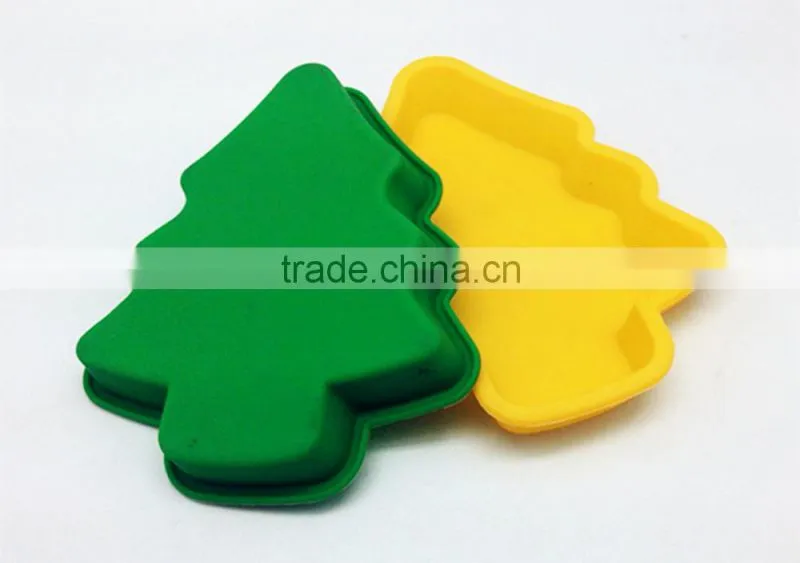 Christmas tree shape baking tool silicone bake cake mold