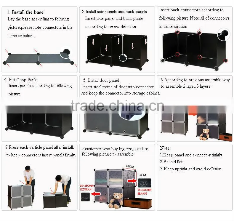 AL0024-6 Cube storage tank mobile classic folding bookcase wall bed