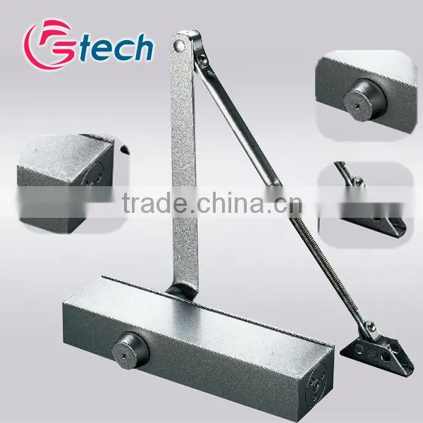 Surface mounted hydraulic door closer with 25-85kg door weight door closer