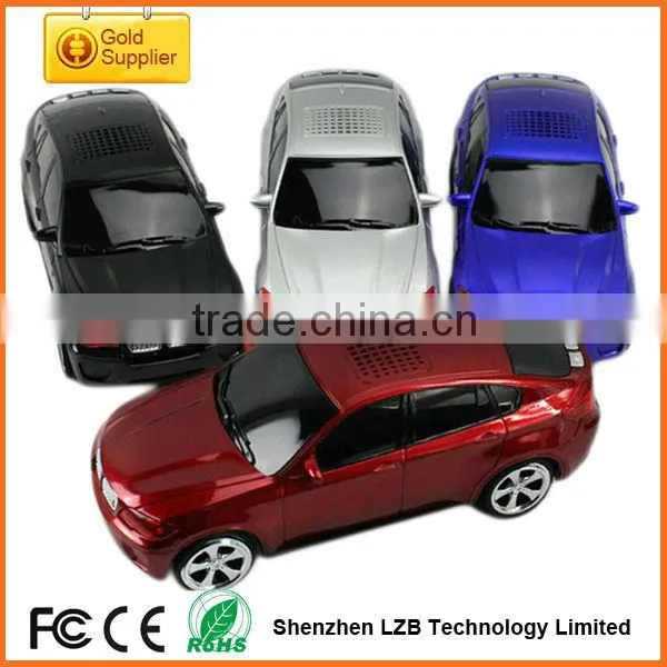with fm radio car shape speaker with USB charger,wireless Portable mini Audio Player