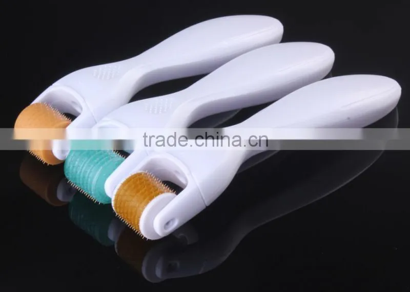 Good quality& Best price !! 200 needles replaceable head derma roller, microneedle roller,skin roller -L012