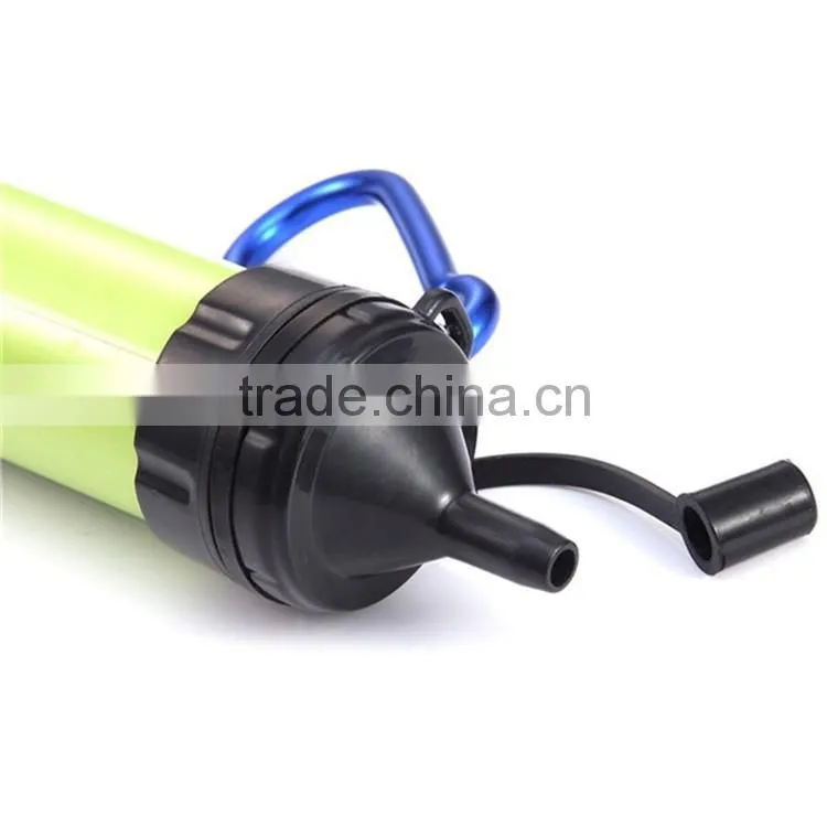 Personal mini water purifier filter for outdoor activities