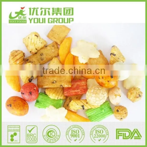 Japanese Rice Crackers and Peanut Crackers