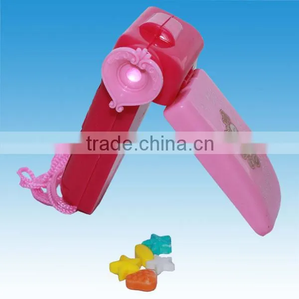 2014 NEW Projection Lighting Toy DV Camera with Candy/Cartoon Toys/Funny Toys