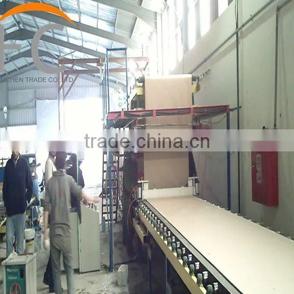 Gypsum board manufacturing machinery