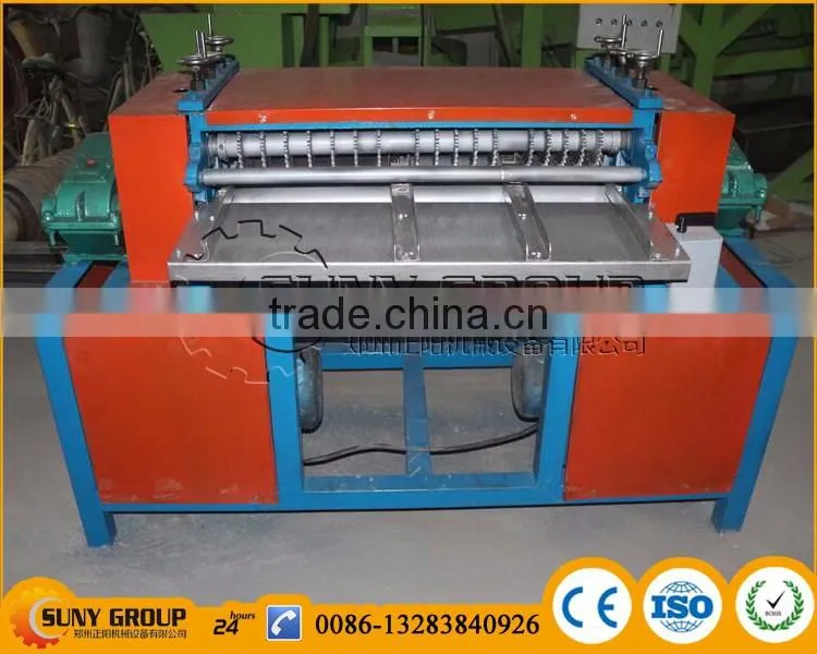 Copper and aluminum tube stripper machine for aluminum recycling
