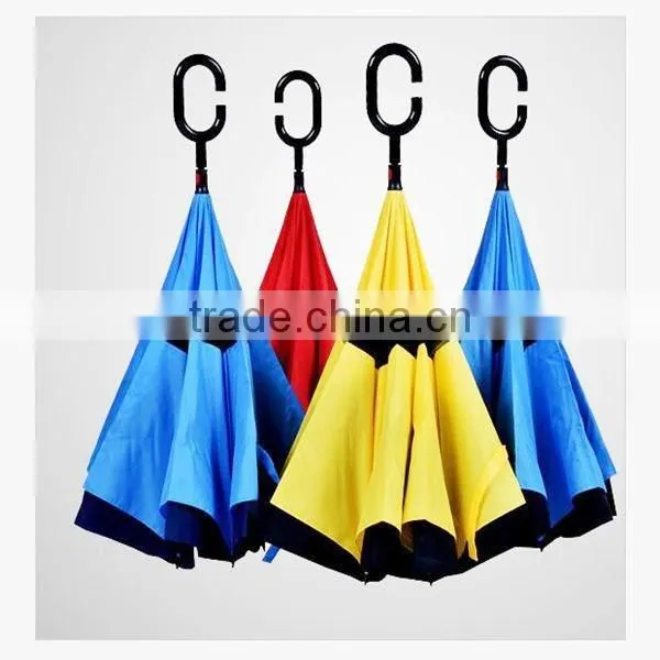 2016 Fashion Double C-shaped Phone-Brella Sunny or rainy umbrella