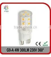G4 2.5W 3W 3.5W 210lm 300LM 330 degree 12v led light bulb with ce rohs lampada led 25W 30W incandescent replacement bulbs
