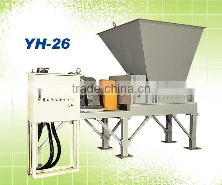 Powerful double-shaft shredders,Used Tire Shredder Machine And Used Tyre Shredder YH-26