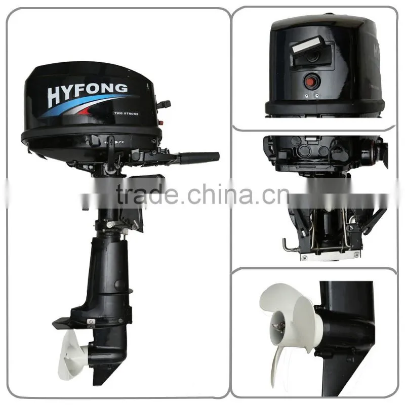 6HP Two-Stroke Heavy Duty Boat Engine Water Cooling Outboard Motor New