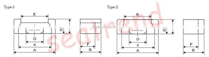 Gold supplier strong sintered customized permanent toroid ferrite core
