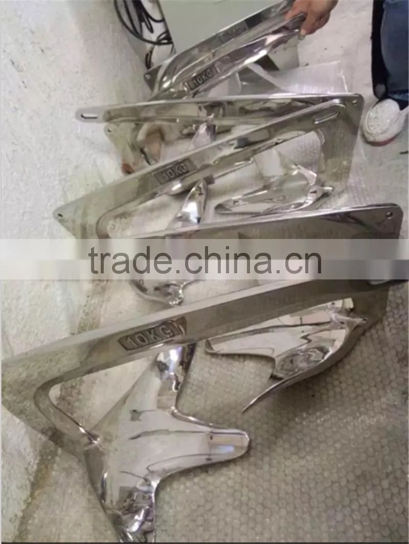 Stainless steel investment casting A Bruce anchor