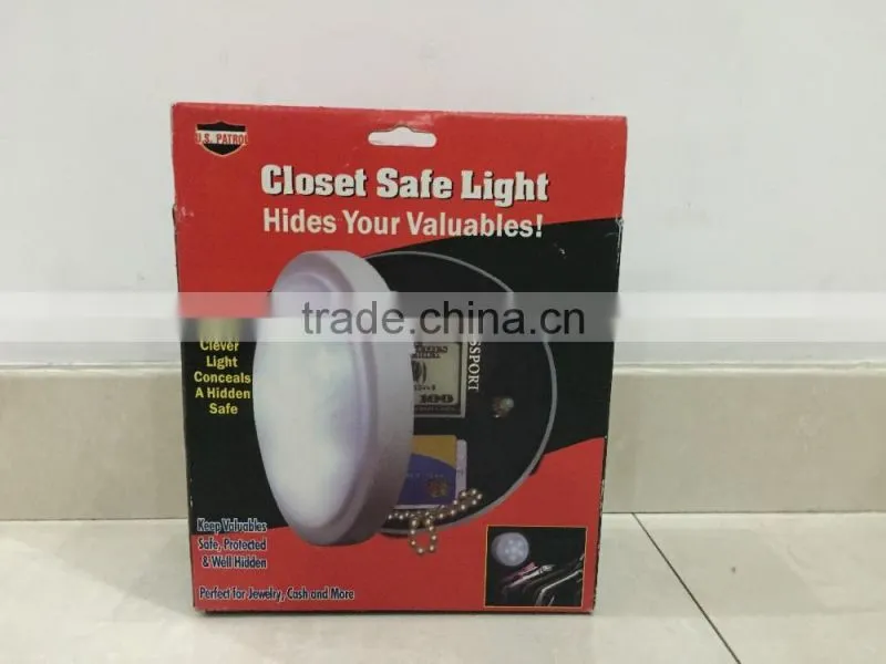 closet safe light led closet light led Hide Your Valuables Clever Light Conceales a Hidden Safe