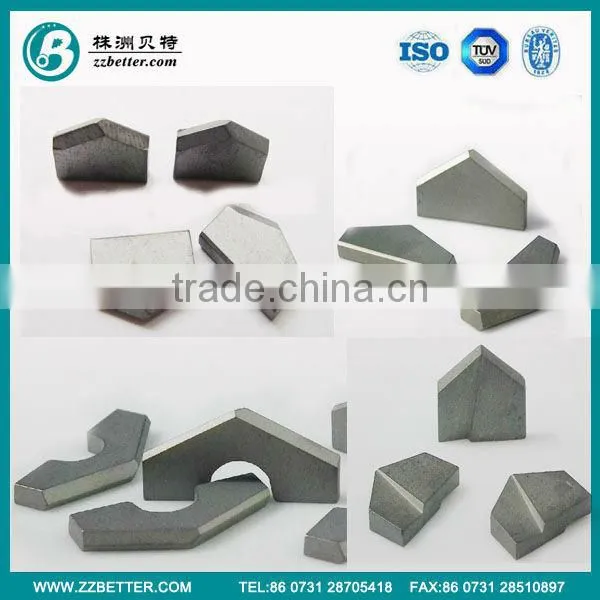 Cemented carbide milling inserts