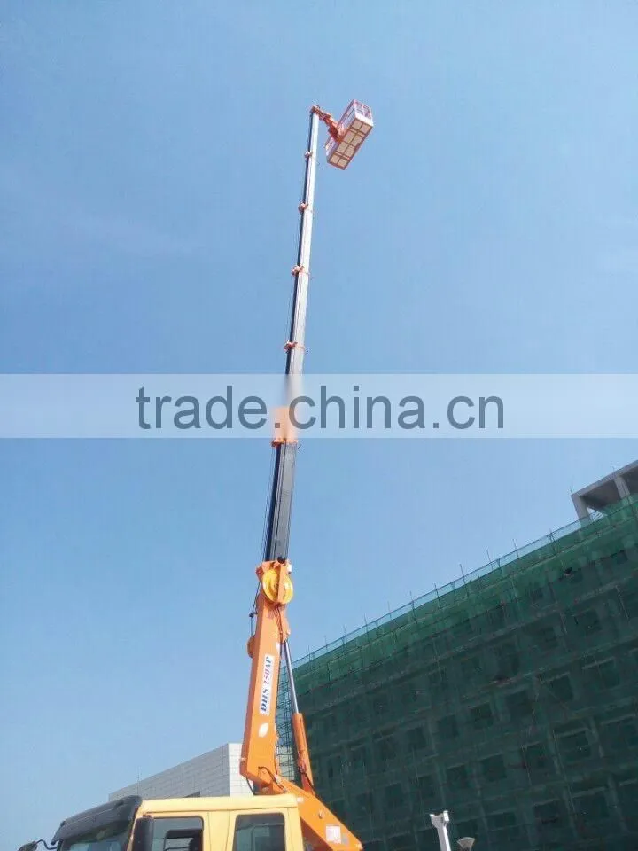 sinotruk howo 4*2 high lifting platform truck