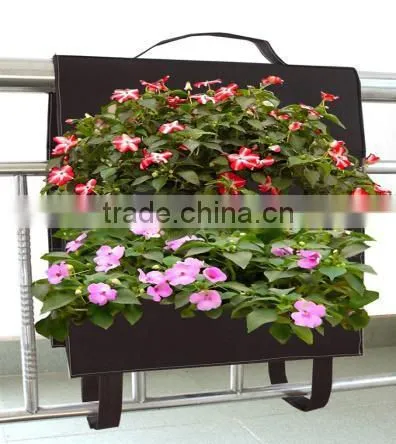 Durable Felt Bags Vertical Gardens,Hanging Wall For Plant