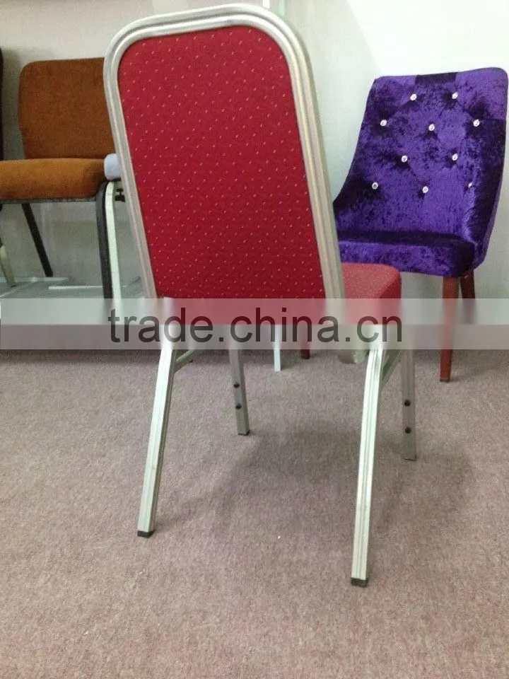 Wholesale Strong Stackable Aluminum Hotel Chair price steel banquet chair