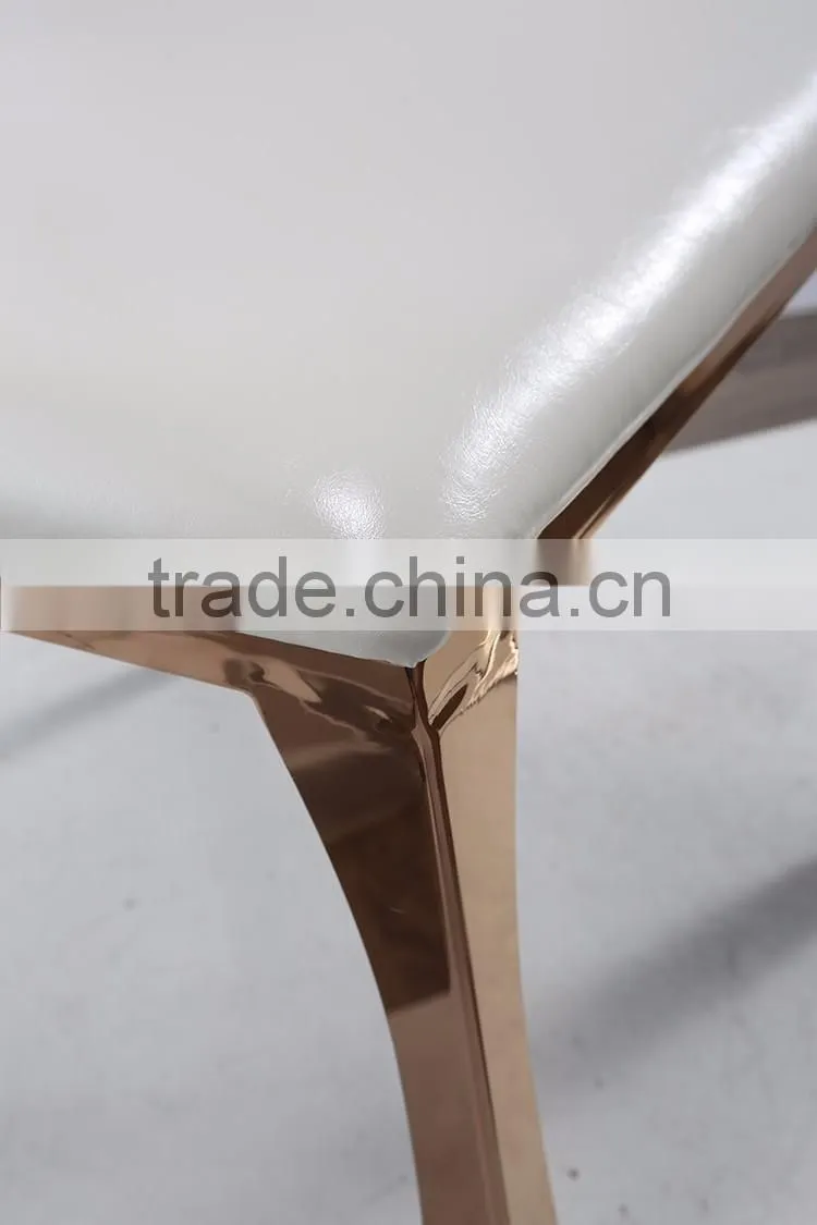 Modern Design cheap Stainless Steel Dining Chair for Wedding Furniture