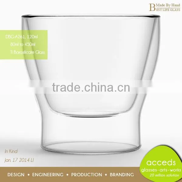 Dual Walled Glass Insulated Tumblers Wholesale