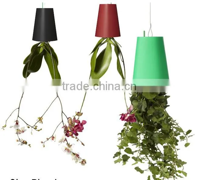 Creative Hanging Decorative Plant Pots Indoor,Colored Plastic Plant Pots