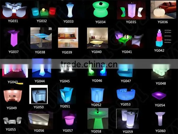 waterproof IP 65 LED cube/led stool/led nightclub furniture