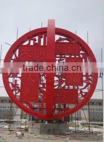 Pure Hand Forged Casting Stainless Steel Sculpture For Decoration