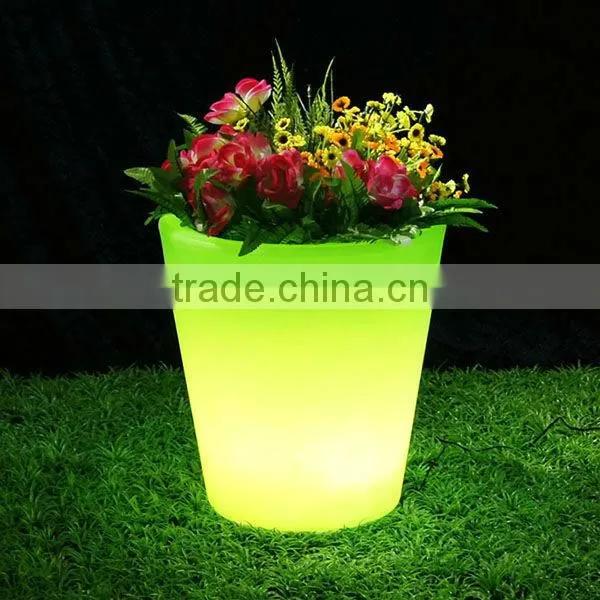 flower pot solar led lamp/led planters
